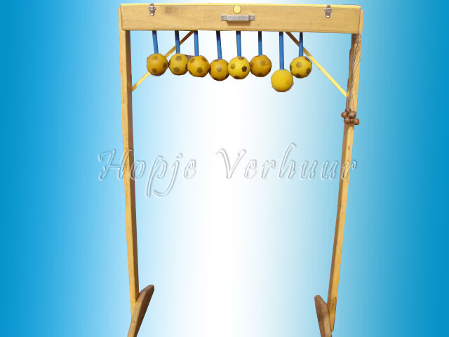 Stokvangen voetbal,kippen , varkens , eenden,of banaan
